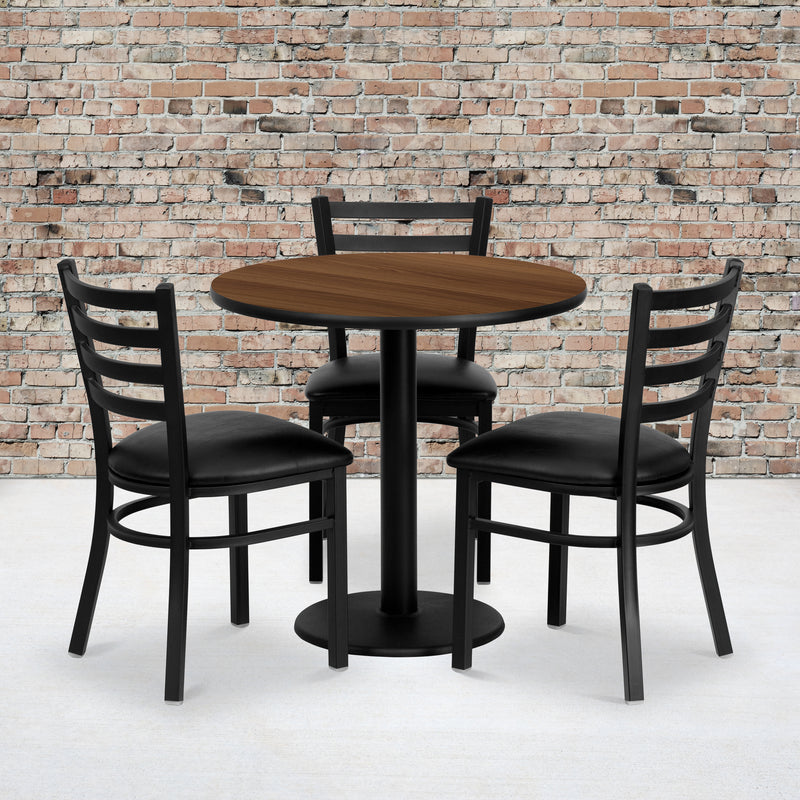30RD WA Table-BK VYL Seat