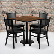 30SQ WA Table-BK VYL Seat