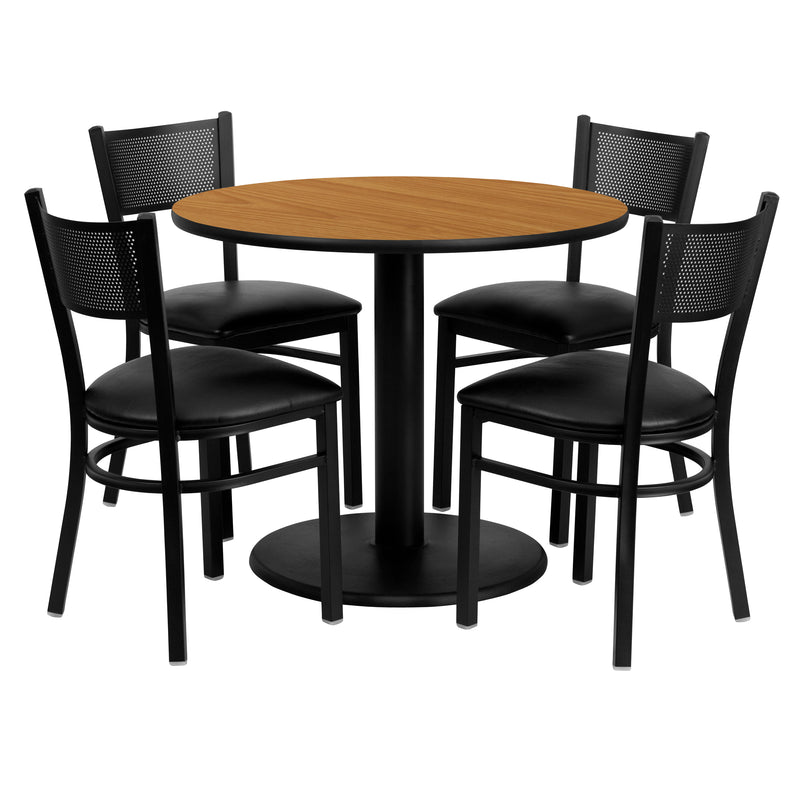 36RD NA Table-BK VYL Seat