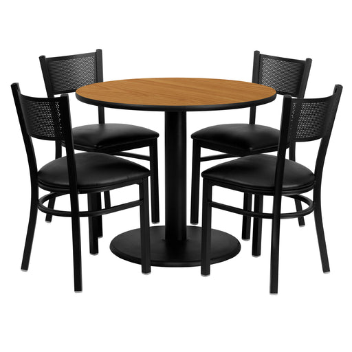 36RD NA Table-BK VYL Seat