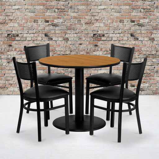36RD NA Table-BK VYL Seat