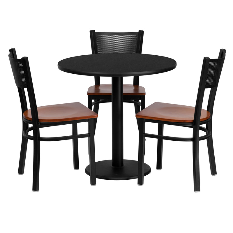 30RD BK Table-CY WD Seat