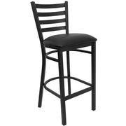 36RD WA Bar Table-BK VYL Seat