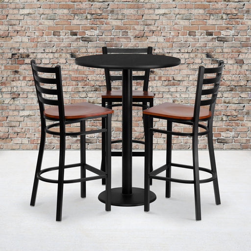 30RD BK Bar Table-CY WD Seat