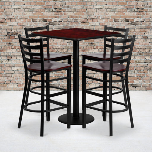 30SQ MA Bar Table-MA WD Seat