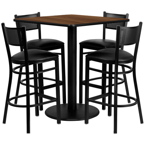 36SQ WA Table-BK VYL Seat