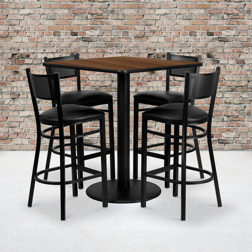 36SQ WA Table-BK VYL Seat