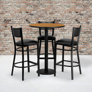 30RD NA Bar Table-BK VYL Seat