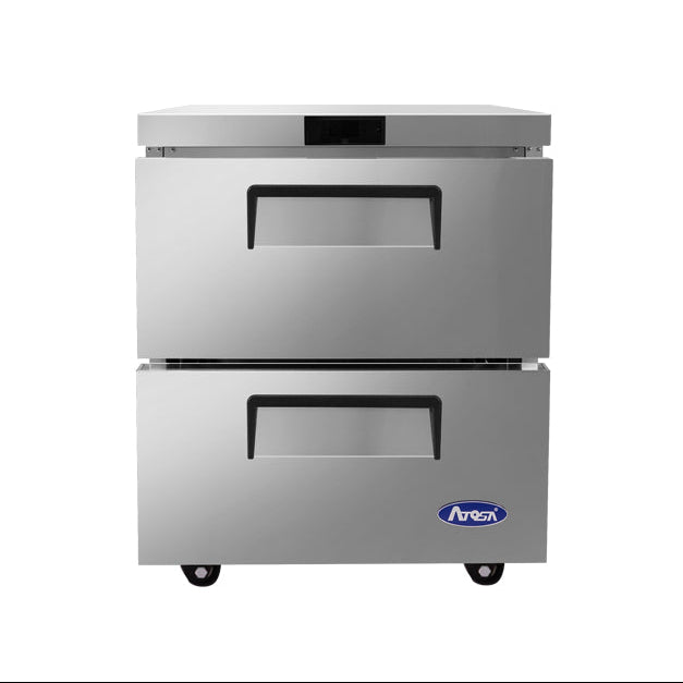 Atosa USA MGF8420GR 27-inch Two-Drawer Undercounter Freezer