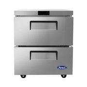 Atosa USA MGF8415GR Two Drawer Undercounter 27-Inch Refrigerator