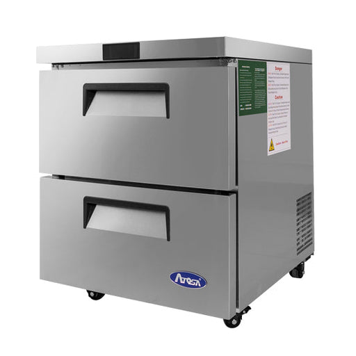 Atosa USA MGF8420GR 27-inch Two-Drawer Undercounter Freezer