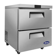 Atosa USA MGF8420GR 27-inch Two-Drawer Undercounter Freezer