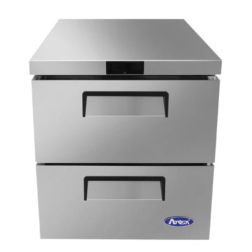 Atosa USA MGF8420GR 27-inch Two-Drawer Undercounter Freezer