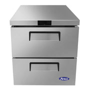 Atosa USA MGF8415GR Two Drawer Undercounter 27-Inch Refrigerator
