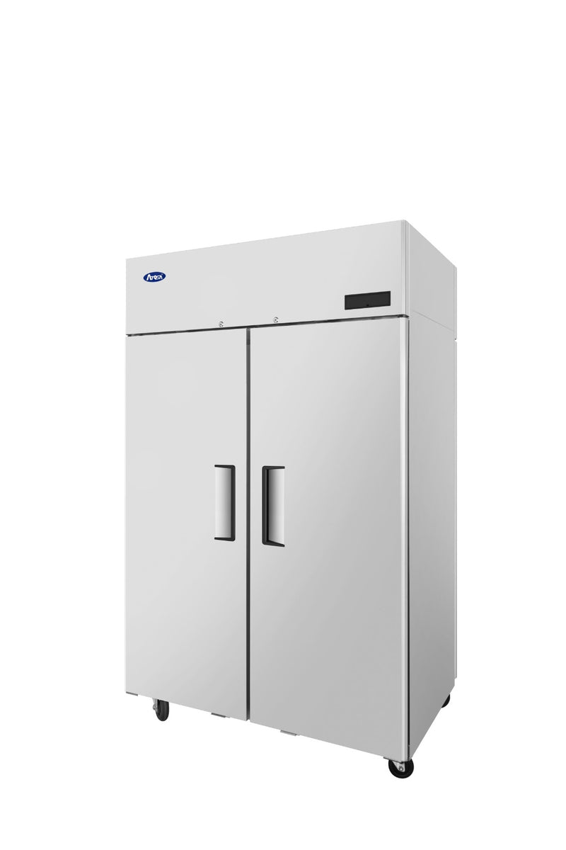 Atosa PLUS-R2-SD-S-PT pass-thru refrigerator right side view