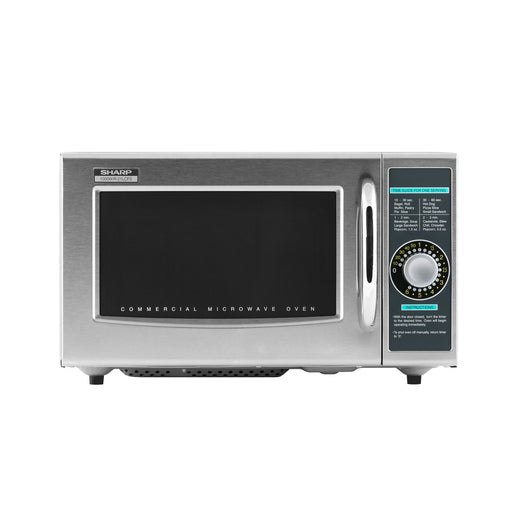 Sharp R-21LCFS 1000W Medium-Duty Commercial Microwave Oven