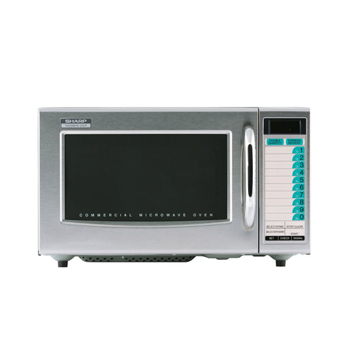 Sharp R-21LTF 1000W Medium-Duty Multi-Power Commercial Microwave