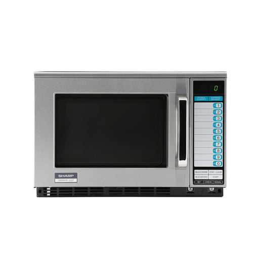 Sharp R-22GTF 1200W Heavy-Duty Dual-Magnetron Commercial Microwave