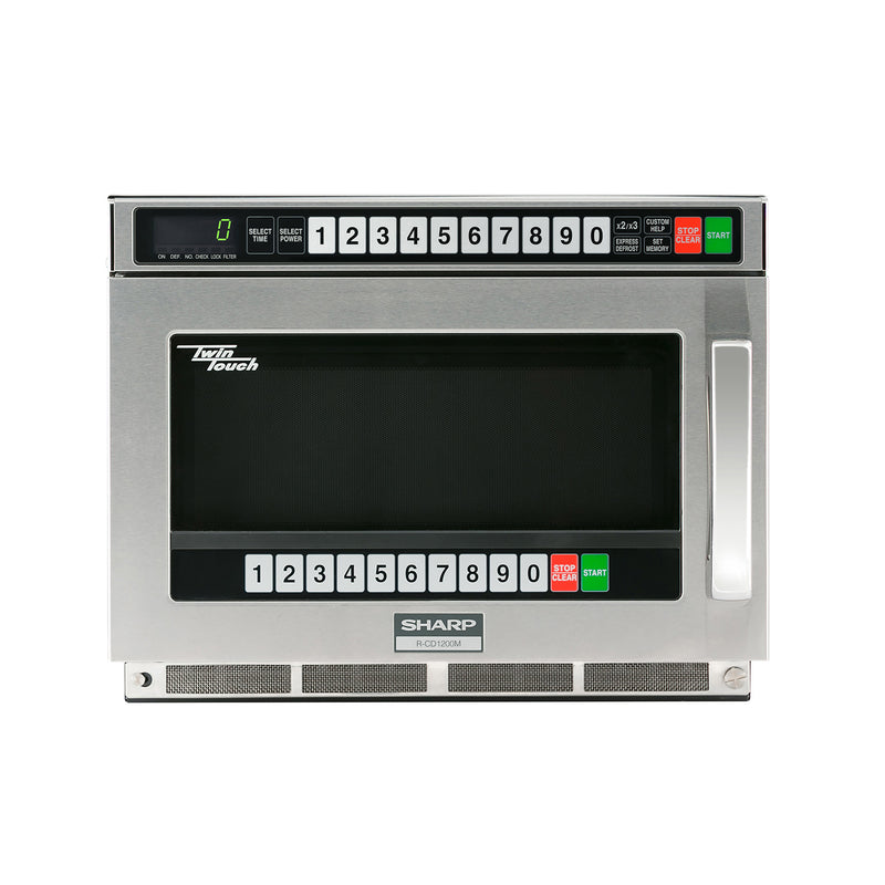 Sharp R-CD1200M TwinTouch 1200W Dual-Panel Commercial Microwave