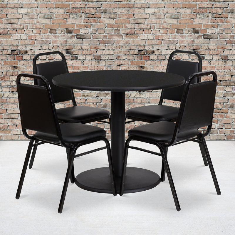 36RD BK Table-Banquet Chair
