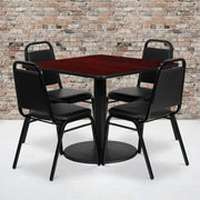 36SQ MA Table-Banquet Chair