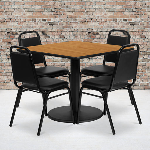 36SQ NA Table-Banquet Chair