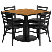 36SQ NA Table-BK VYL Seat