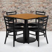 36SQ NA Table-BK VYL Seat