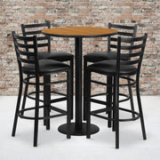 30RD NA Bar Table-BK VYL Seat