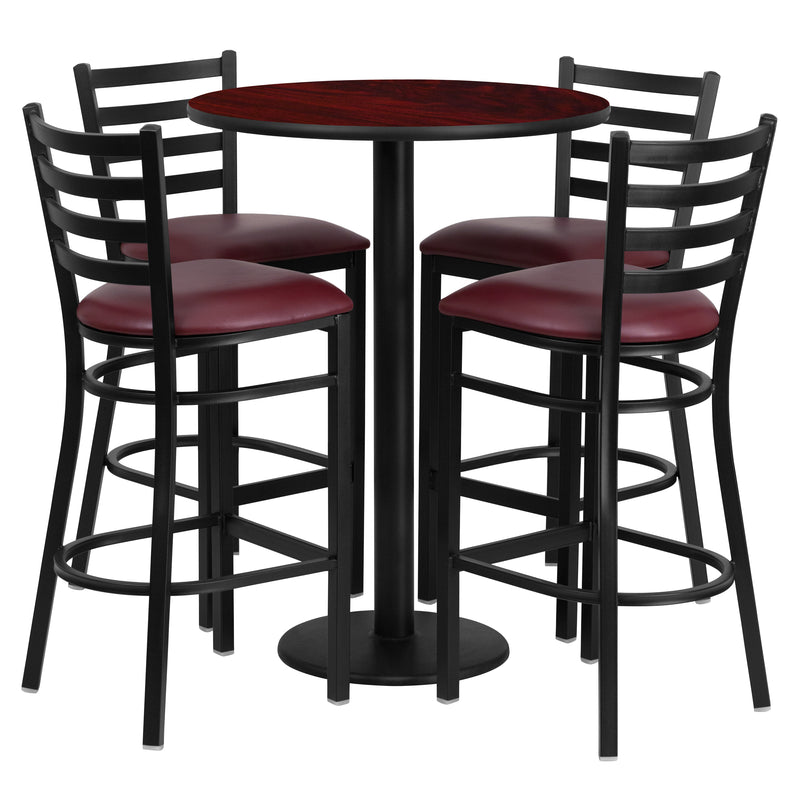 30RD MA Bar Table-BG VYL Seat