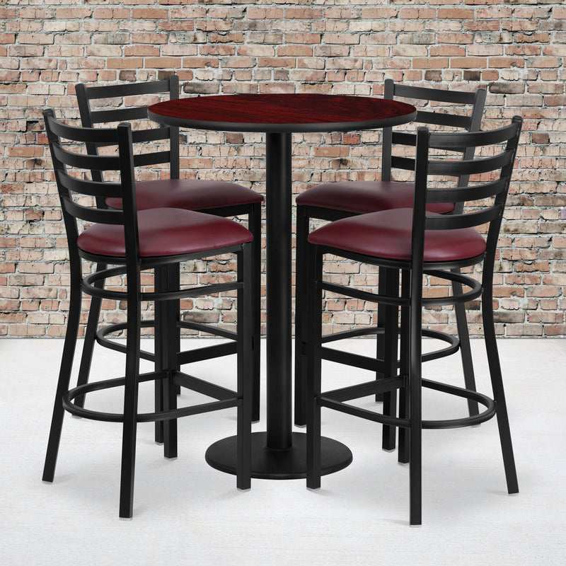 30RD MA Bar Table-BG VYL Seat