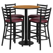 30RD NA Bar Table-BG VYL Seat