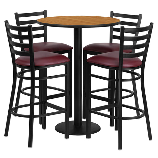 30RD NA Bar Table-BG VYL Seat
