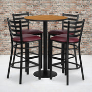 30RD NA Bar Table-BG VYL Seat