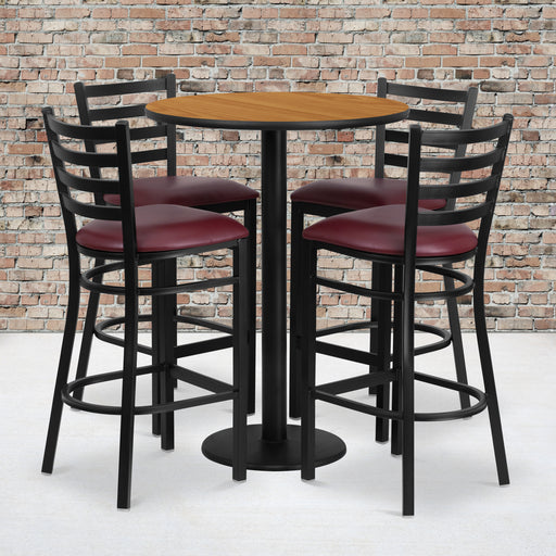 30RD NA Bar Table-BG VYL Seat