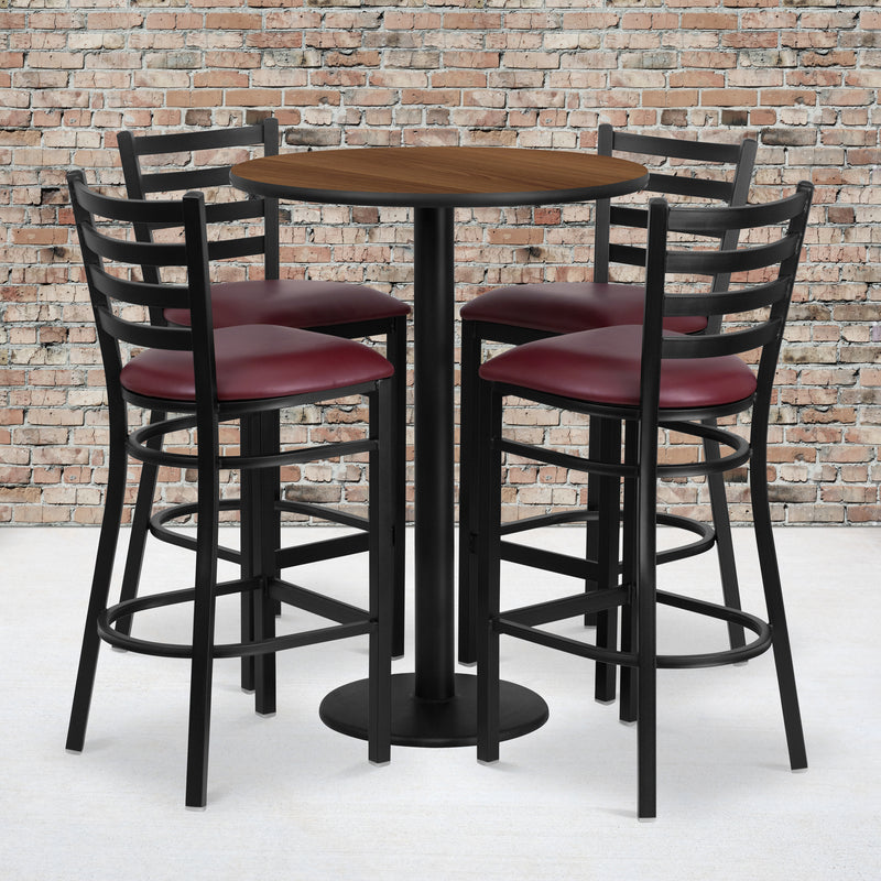 30RD WA Bar Table-BG VYL Seat
