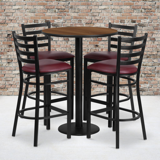 30RD WA Bar Table-BG VYL Seat