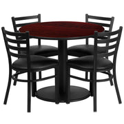 36RD MA Table-BK VYL Seat