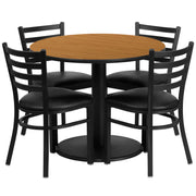 36RD NA Table-BK VYL Seat