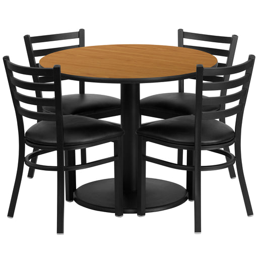 36RD NA Table-BK VYL Seat