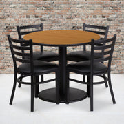 36RD NA Table-BK VYL Seat