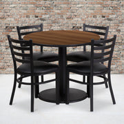 36RD WA Table-BK VYL Seat