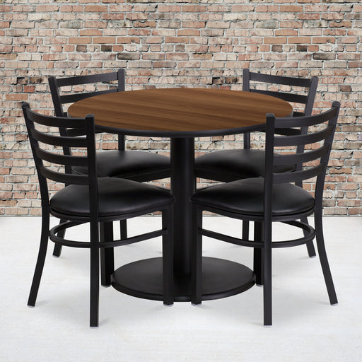 36RD WA Table-BK VYL Seat