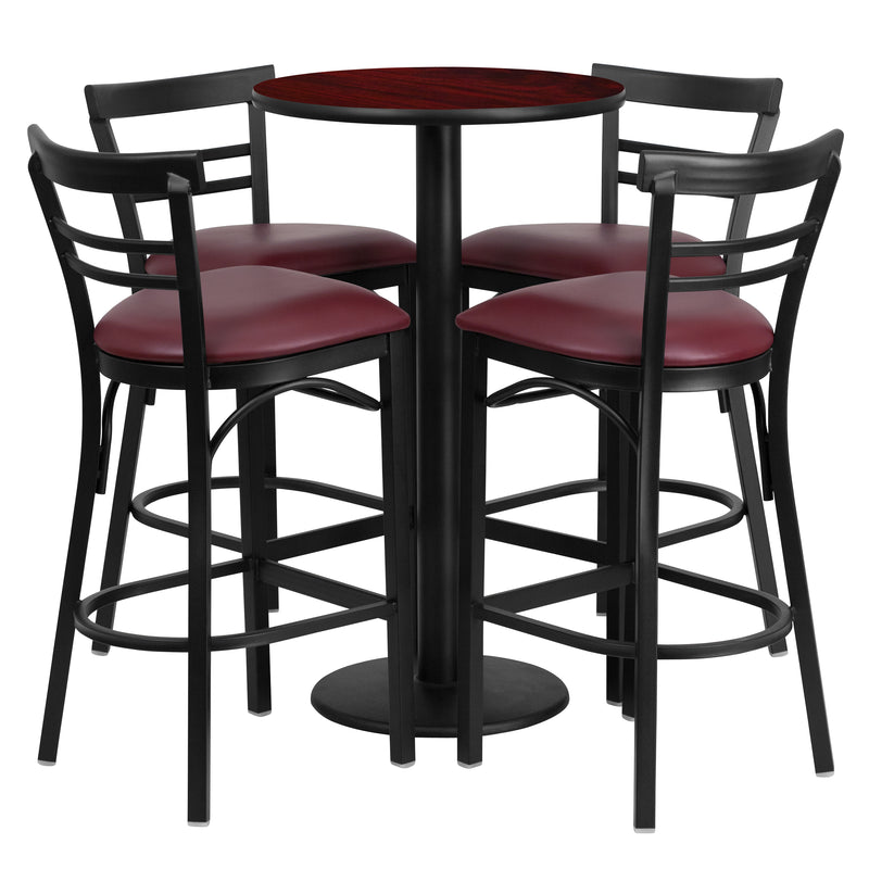 24RD MA Bar Table-BG VYL Seat