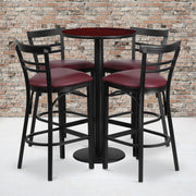 24RD MA Bar Table-BG VYL Seat