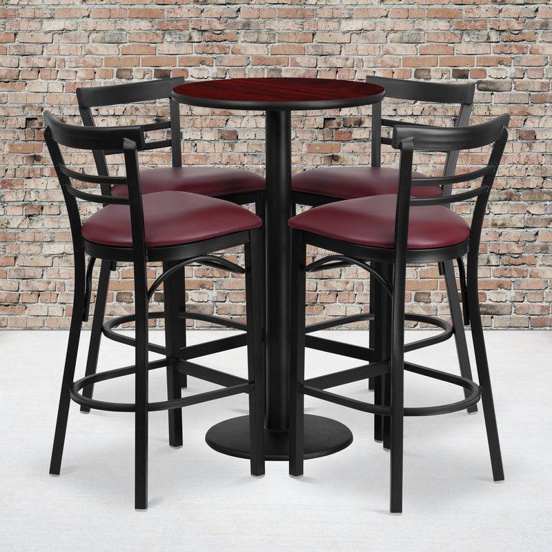 24RD MA Bar Table-BG VYL Seat