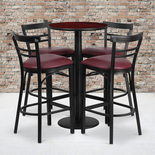 24RD MA Bar Table-BG VYL Seat