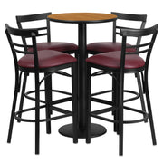 24RD NA Bar Table-BG VYL Seat
