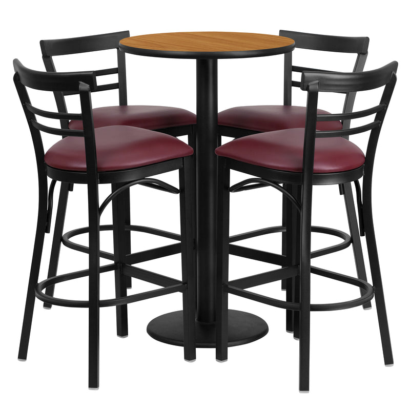 24RD NA Bar Table-BG VYL Seat