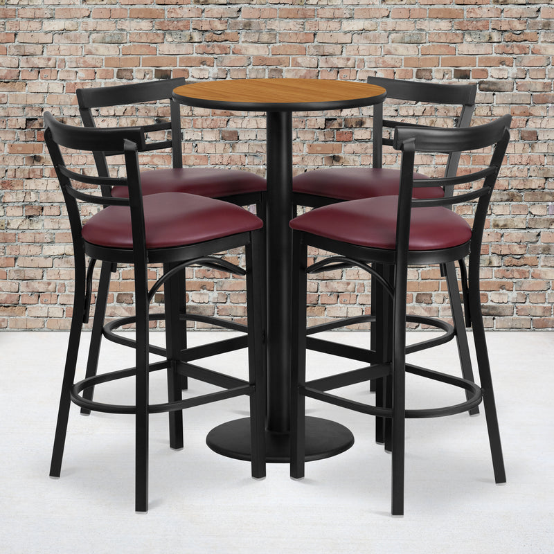 24RD NA Bar Table-BG VYL Seat
